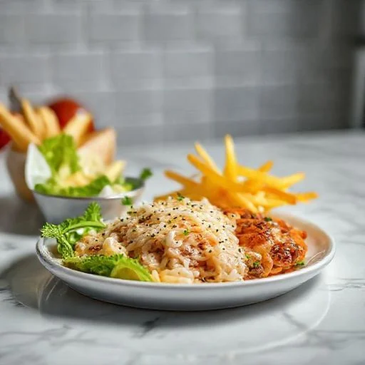 Chef's hands meticulously preparing food, Image 2